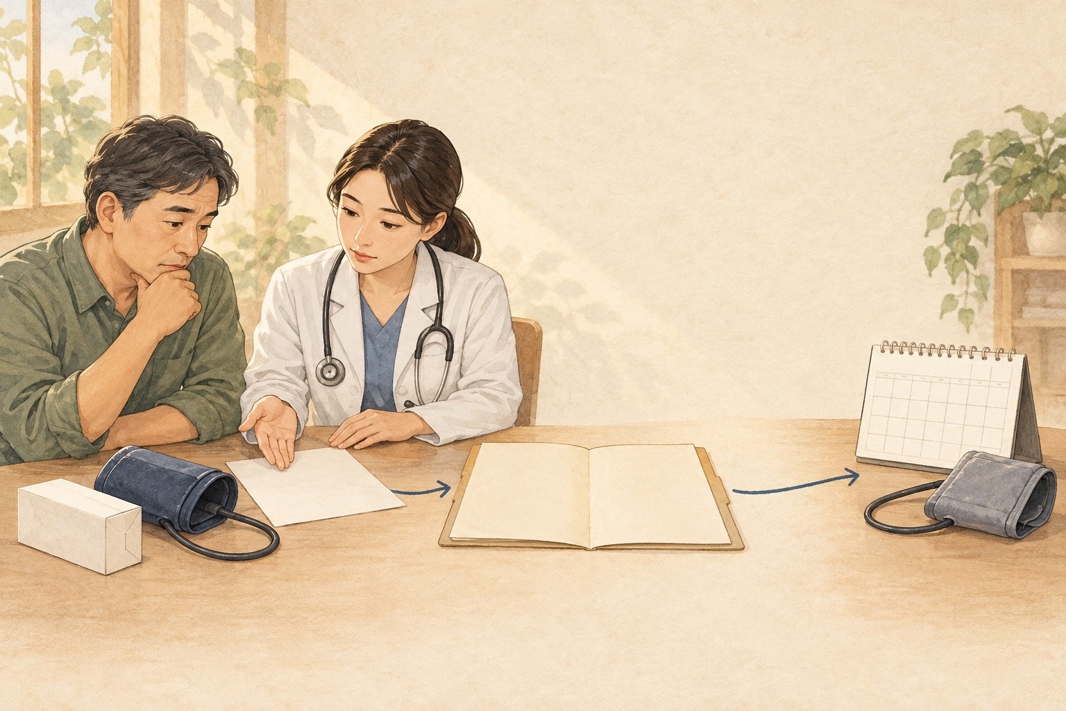 시작 전 선택을 확인하고 사용이 적절한 경우에 복용 중 관찰 계획을 정하는 순서