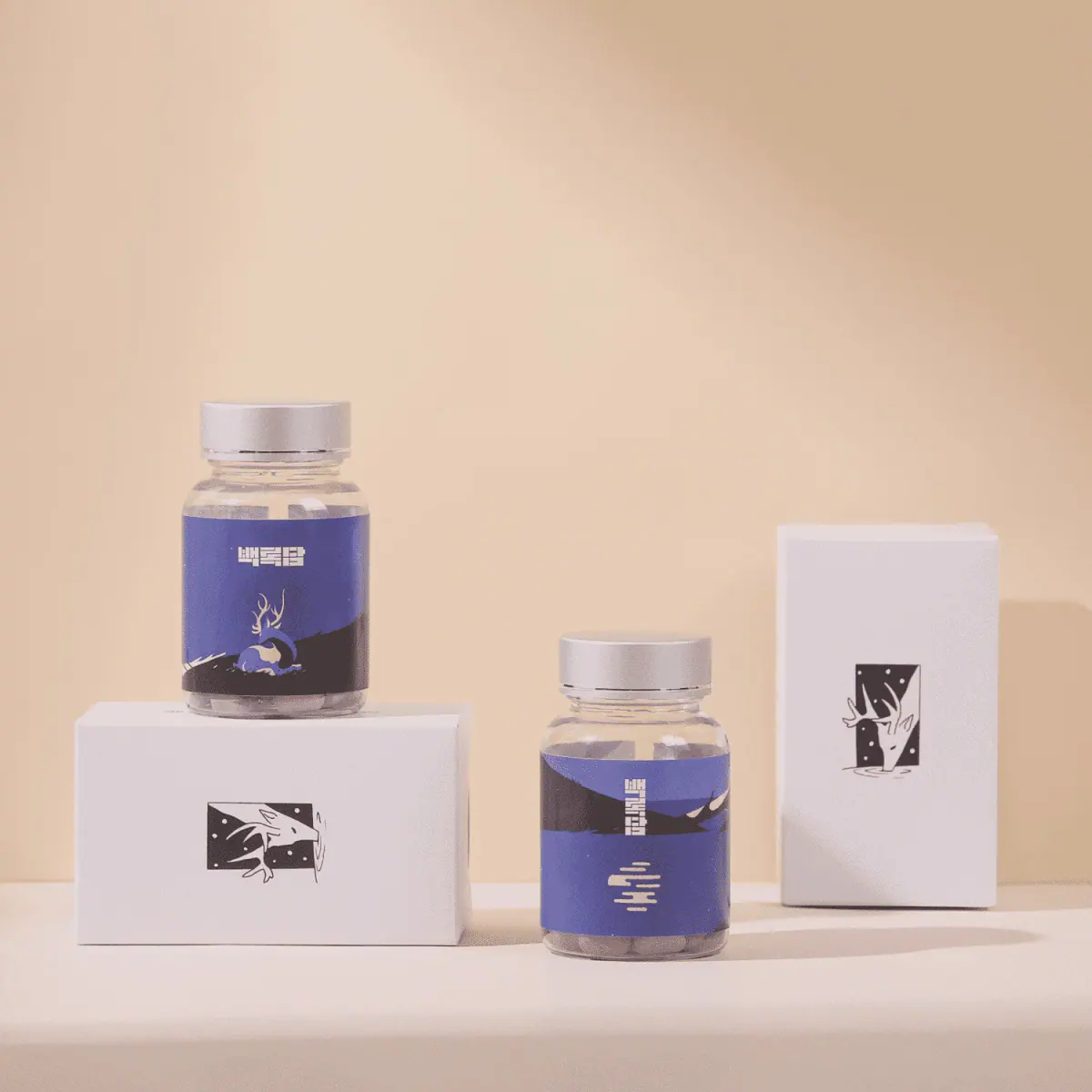 Full composition of Baekrok Gambi-jeong, bottle and box